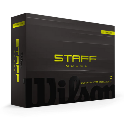 Wilson Staff Model - balles de golf vierges - Jaune