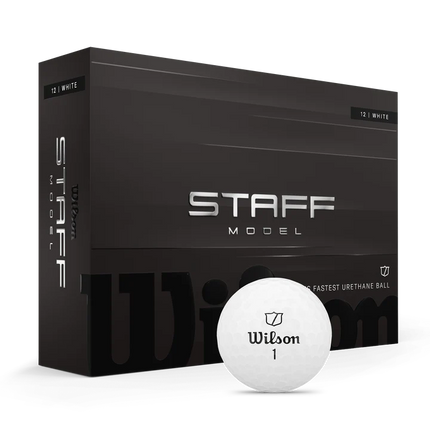 Wilson Staff Model - balles de golf vierges - Blanc