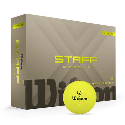 Wilson Staff Model  X - balles de golf vierges - Jaune
