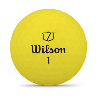 Wilson Triad - balles de golf personnalisées - Jaune