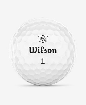 Wilson Triad - balles de golf personnalisées - Blanc