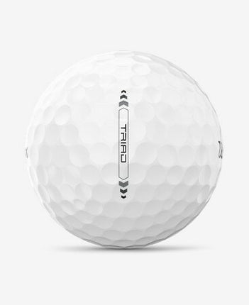 Wilson Triad - balles de golf personnalisées - Blanc