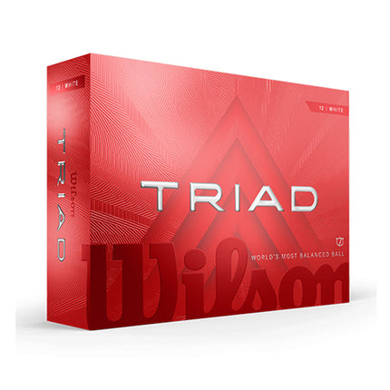 Wilson Triad - balles de golf personnalisées - Blanc