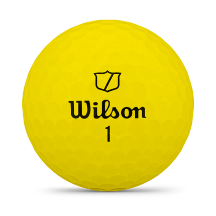 Wilson Triad - balles de golf vierges - Jaune