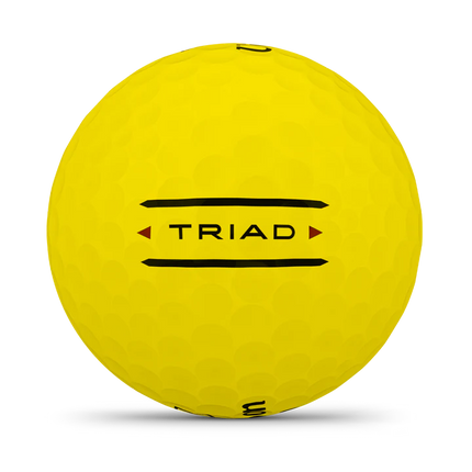 Wilson Triad - balles de golf vierges - Jaune