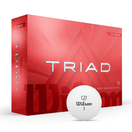 Wilson Triad - balles de golf vierges - Blanc