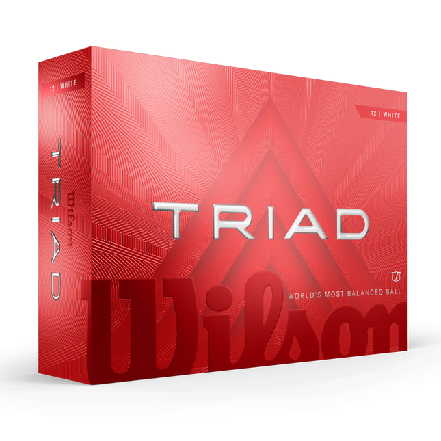 Wilson Triad - balles de golf vierges - Blanc