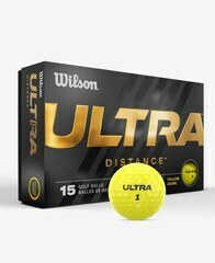 Wilson Ultra Distance - balles de golf personnalisées - Jaune