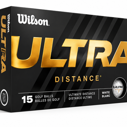 Wilson Ultra Distance - balles de golf personnalisées - Blanc